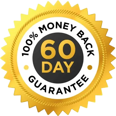 60days money back gurantee